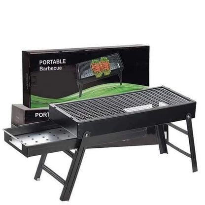 Folding Portable Barbeque BBQ Grill Set for Outdoor and Home dd