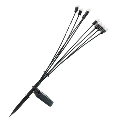 Solar LED Fiber Optic Garden Light - (1 Pc / Mix LED LIght) dd