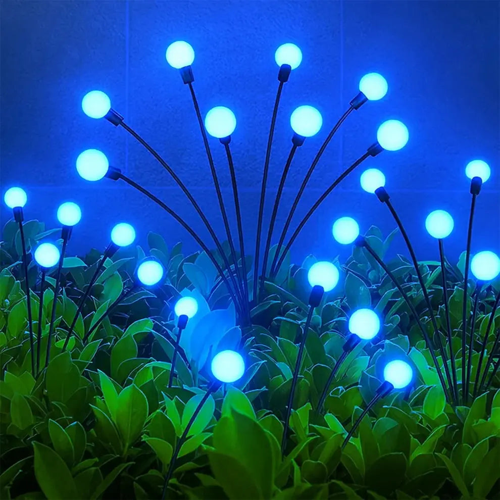 Solar LED Fiber Optic Garden Light - (1 Pc / Mix LED LIght) dd