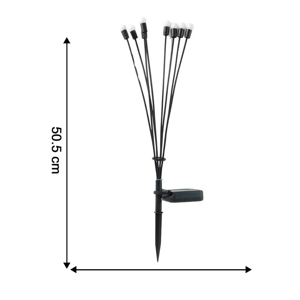 Solar LED Fiber Optic Garden Light - (1 Pc / Mix LED LIght) dd