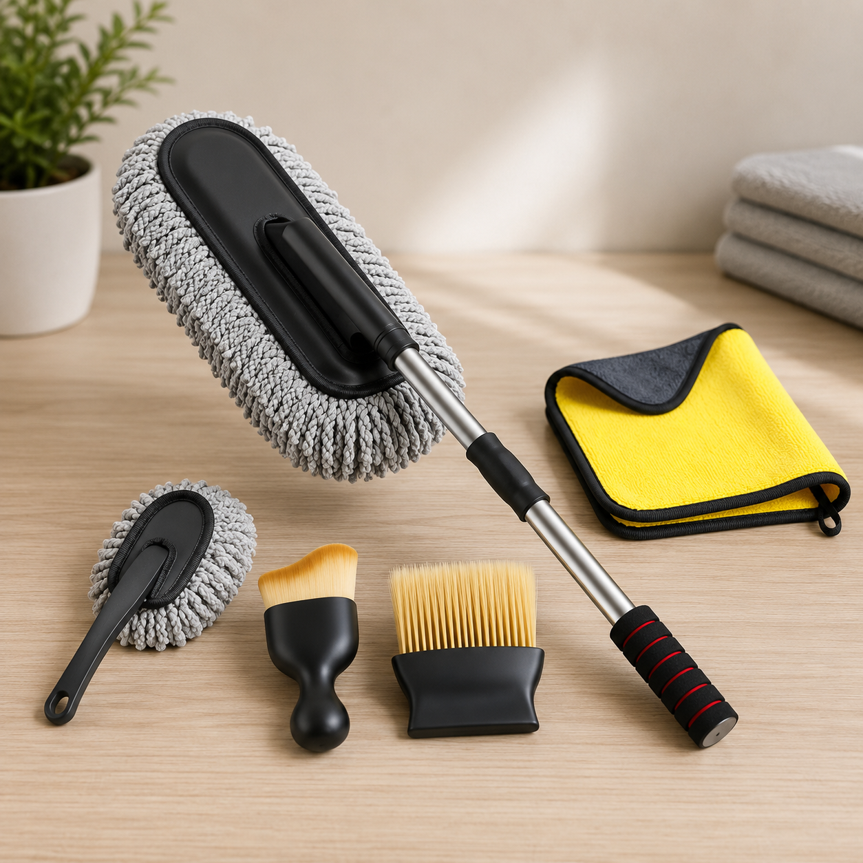Premium Car Interior Cleaning Brush combo