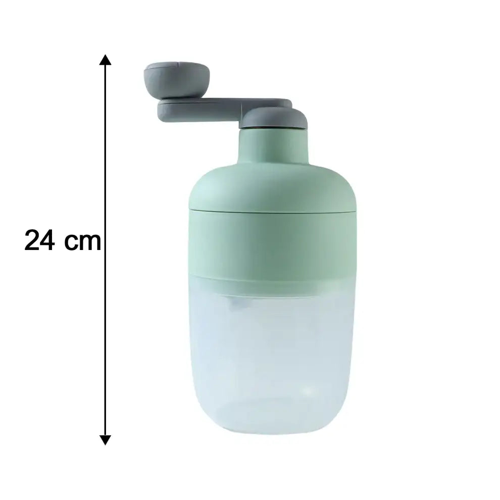 Manual Ice Crusher Shaved Ice Machine with Hand Crank (1 Set) dd