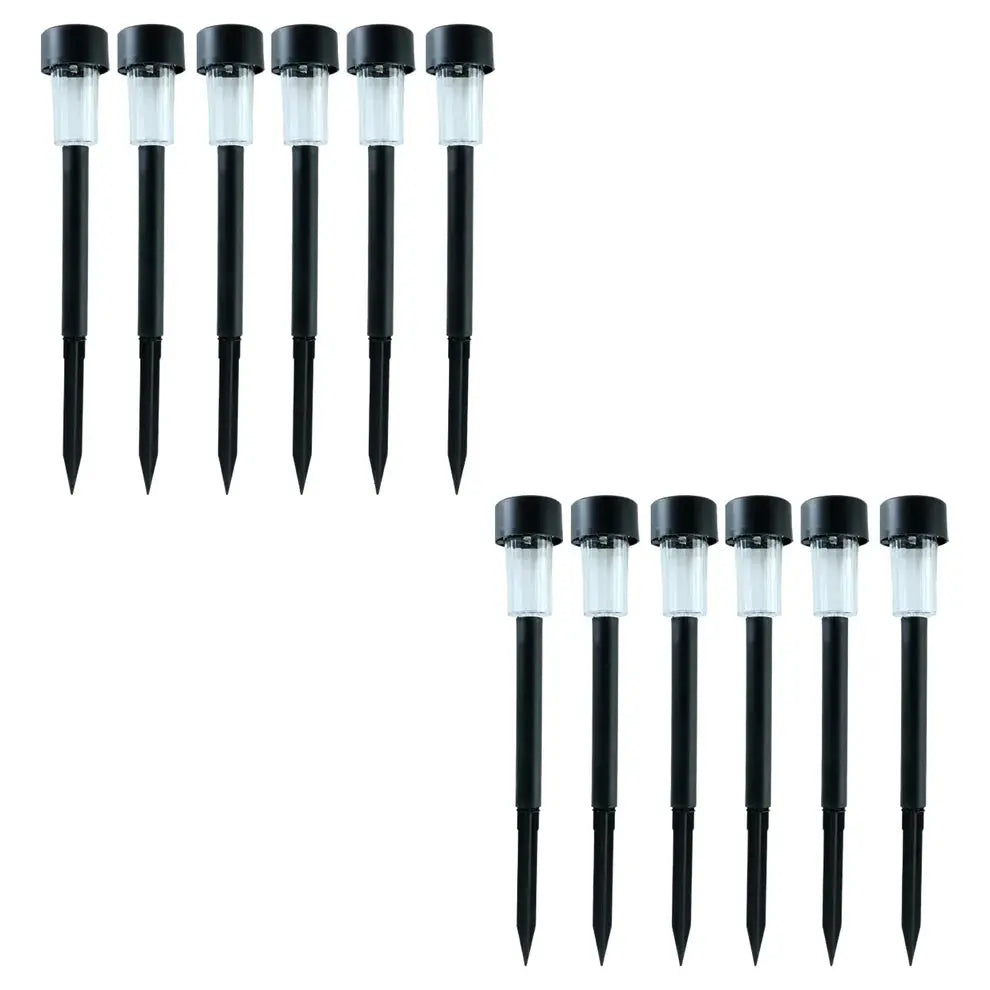 Solar Powered Lawn Pathway Light Set (12 Pcs Set) dd