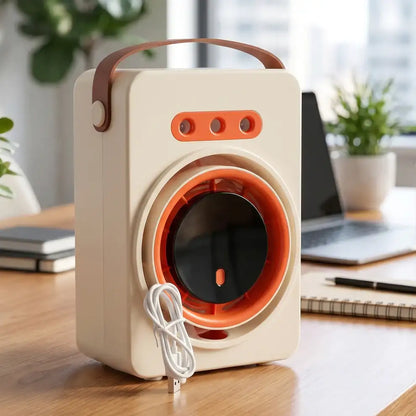 Portable Humidifying Air Cooling Fan With Display (1 Pc) dd